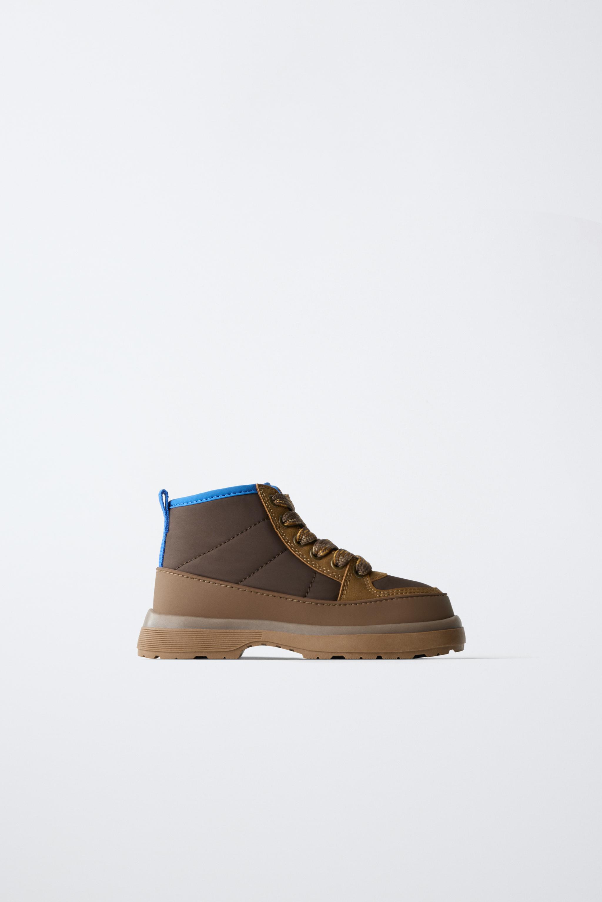 PANELLED ANKLE BOOTS